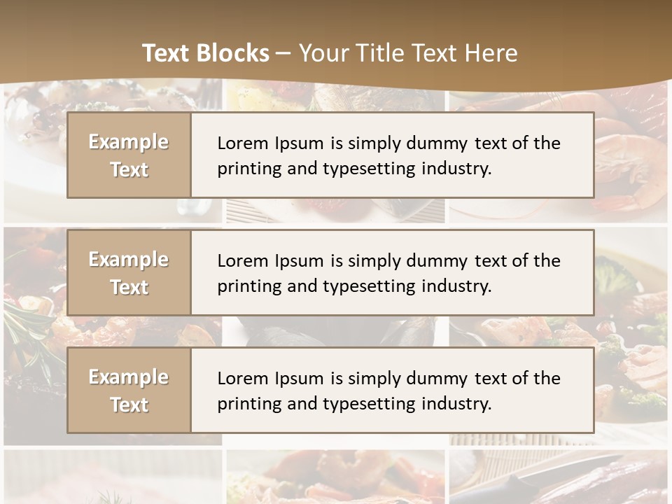 Sea Food PowerPoint Template