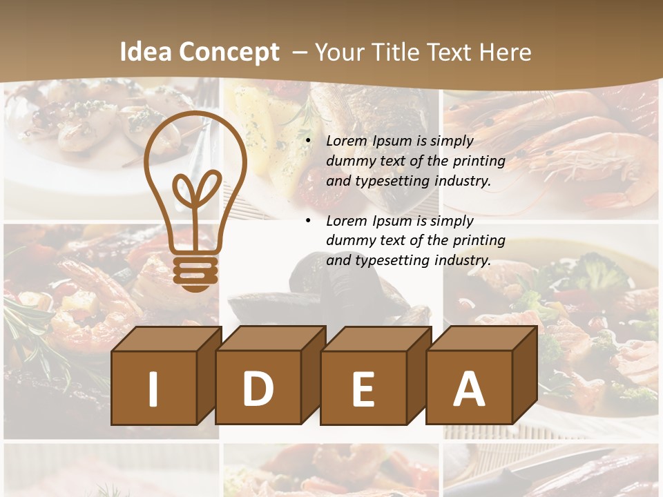 Sea Food PowerPoint Template