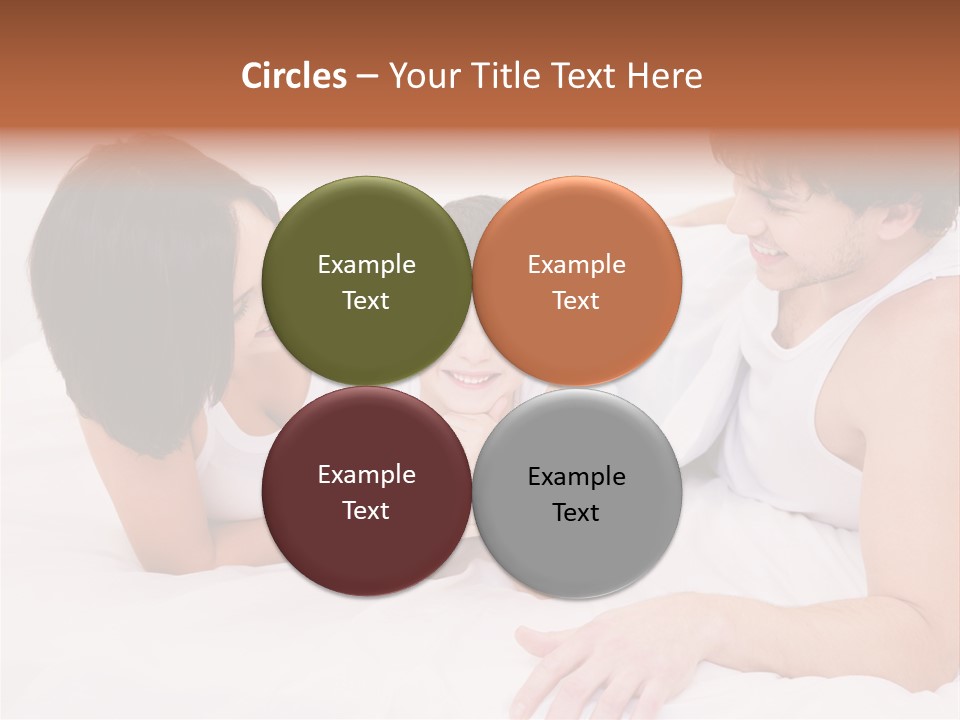 Family Picture With Baby PowerPoint Template