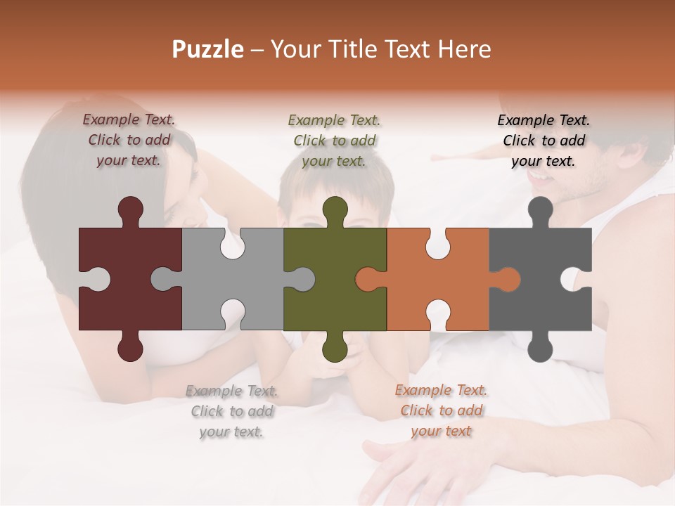 Family Picture With Baby PowerPoint Template