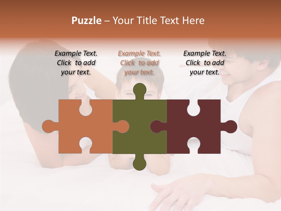 Family Picture With Baby PowerPoint Template