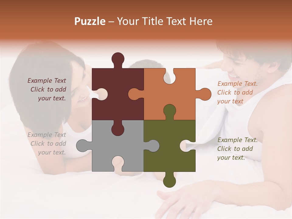 Family Picture With Baby PowerPoint Template