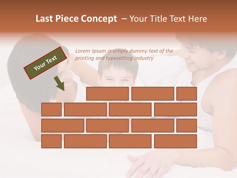 Family Picture With Baby PowerPoint Template