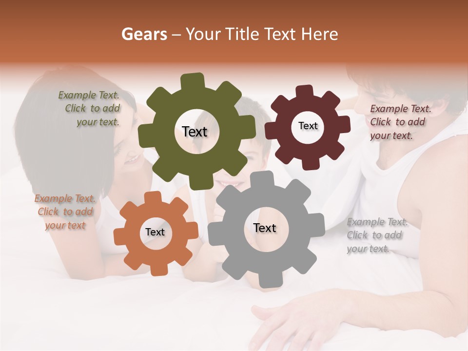 Family Picture With Baby PowerPoint Template