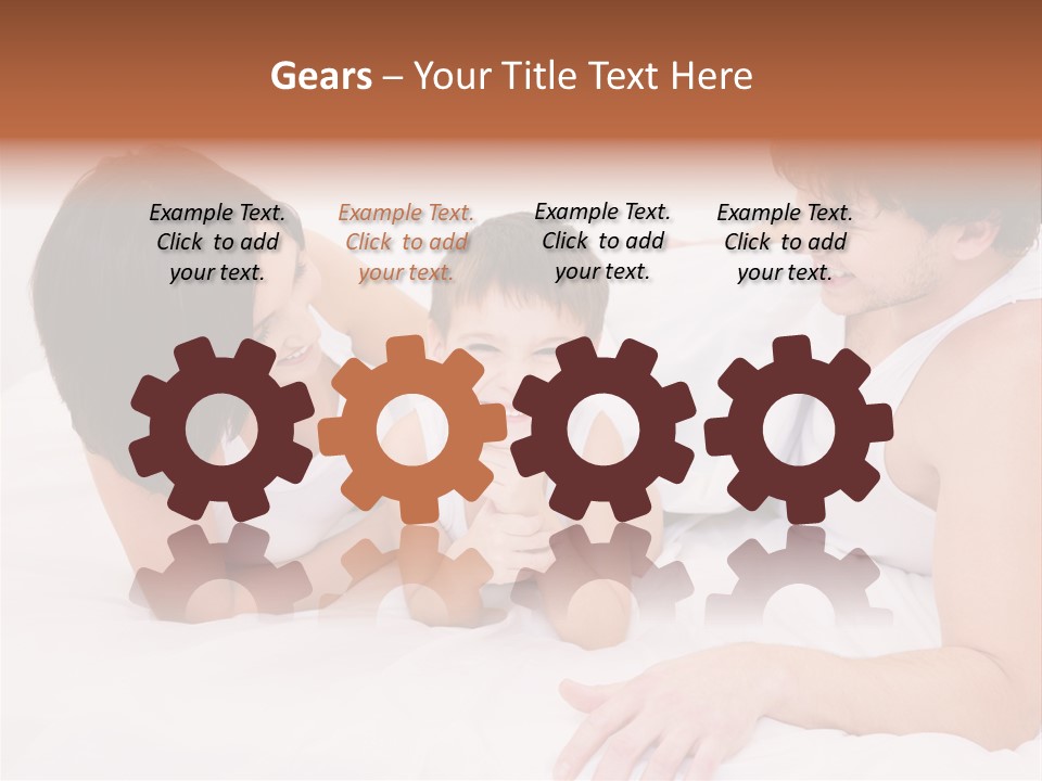 Family Picture With Baby PowerPoint Template