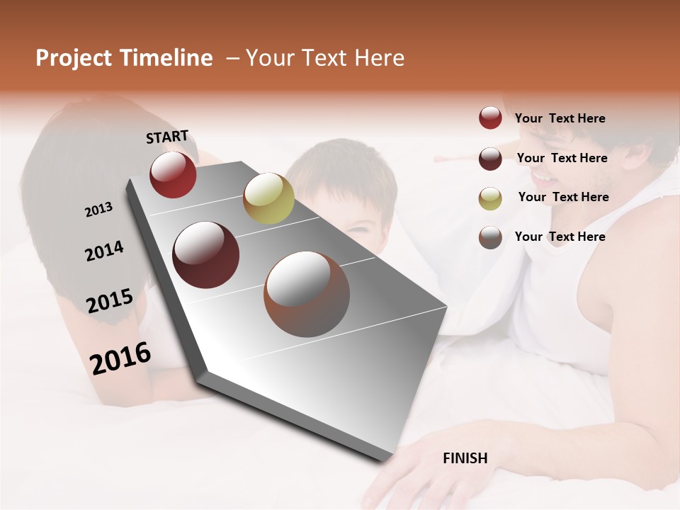 Family Picture With Baby PowerPoint Template