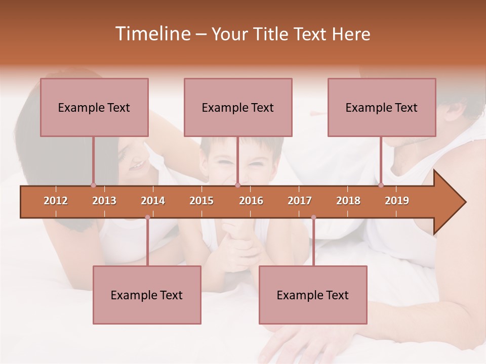 Family Picture With Baby PowerPoint Template