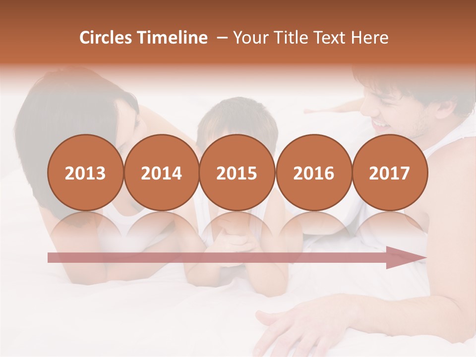 Family Picture With Baby PowerPoint Template