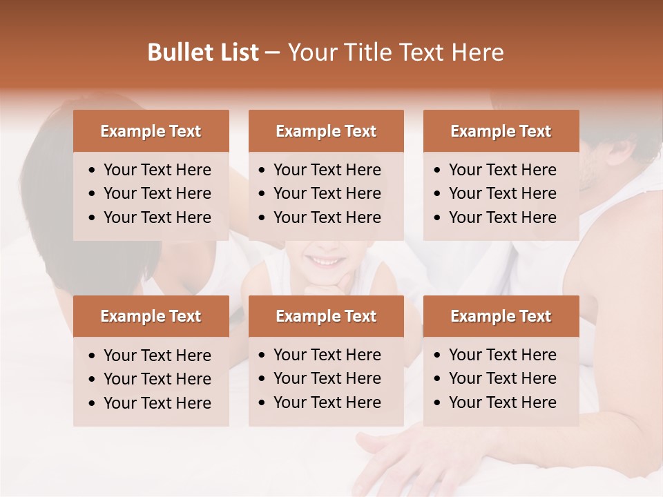 Family Picture With Baby PowerPoint Template