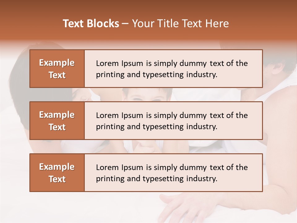 Family Picture With Baby PowerPoint Template