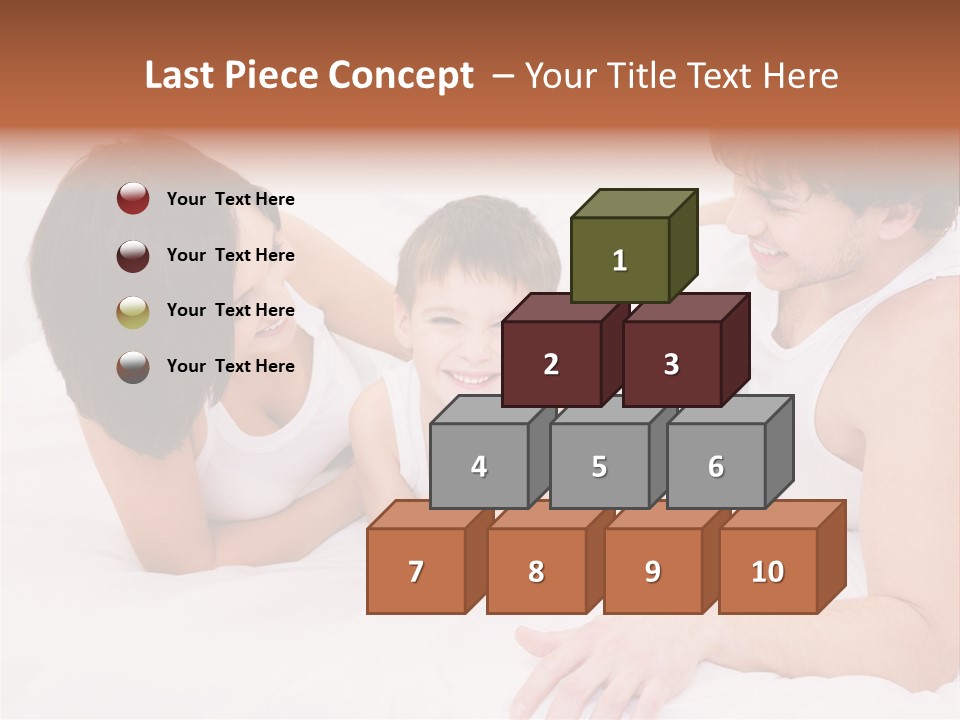 Family Picture With Baby PowerPoint Template