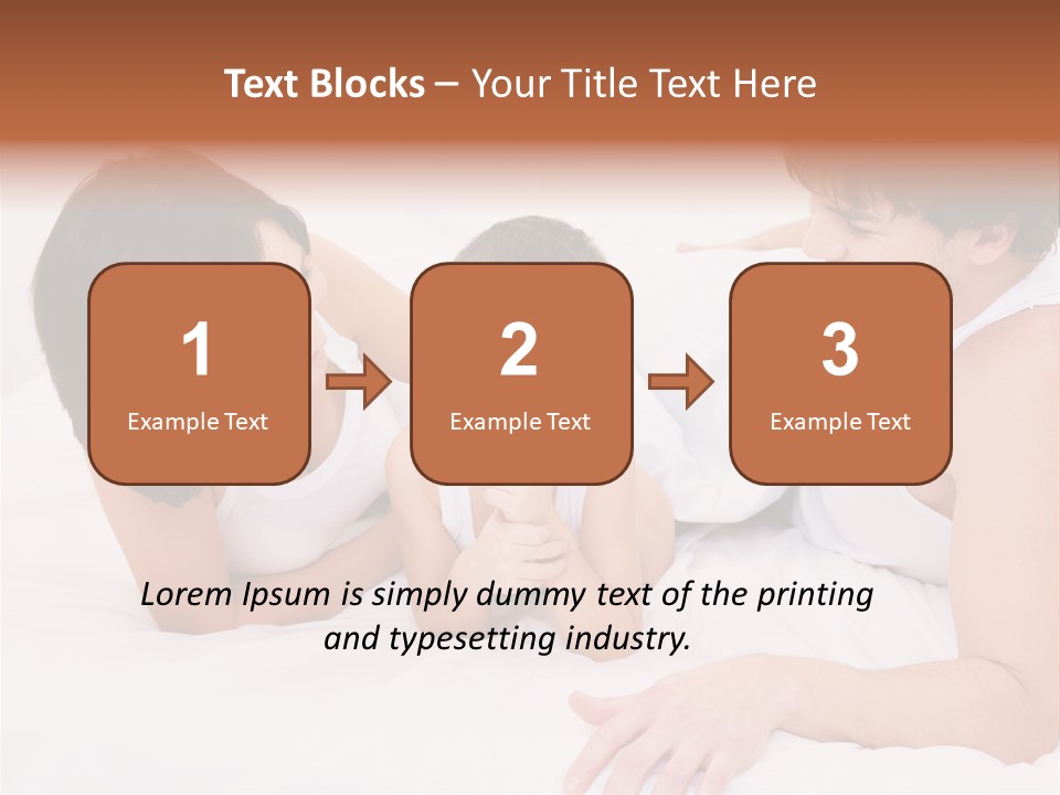 Family Picture With Baby PowerPoint Template