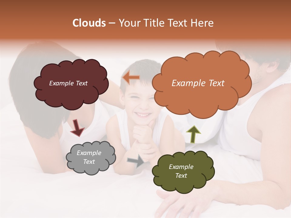 Family Picture With Baby PowerPoint Template