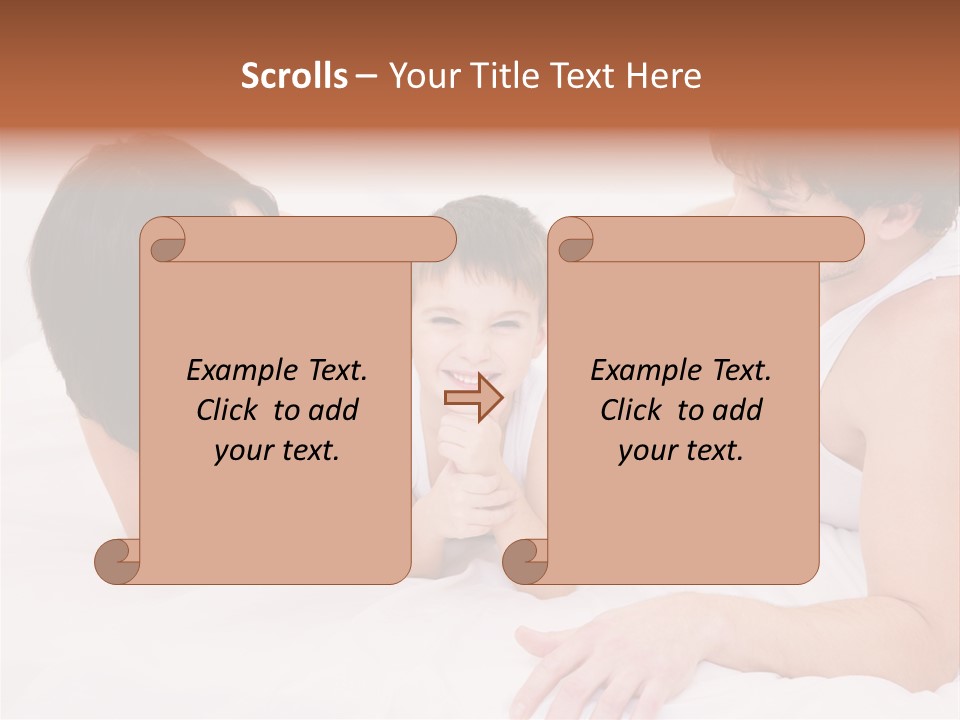 Family Picture With Baby PowerPoint Template