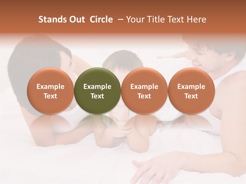 Family Picture With Baby PowerPoint Template