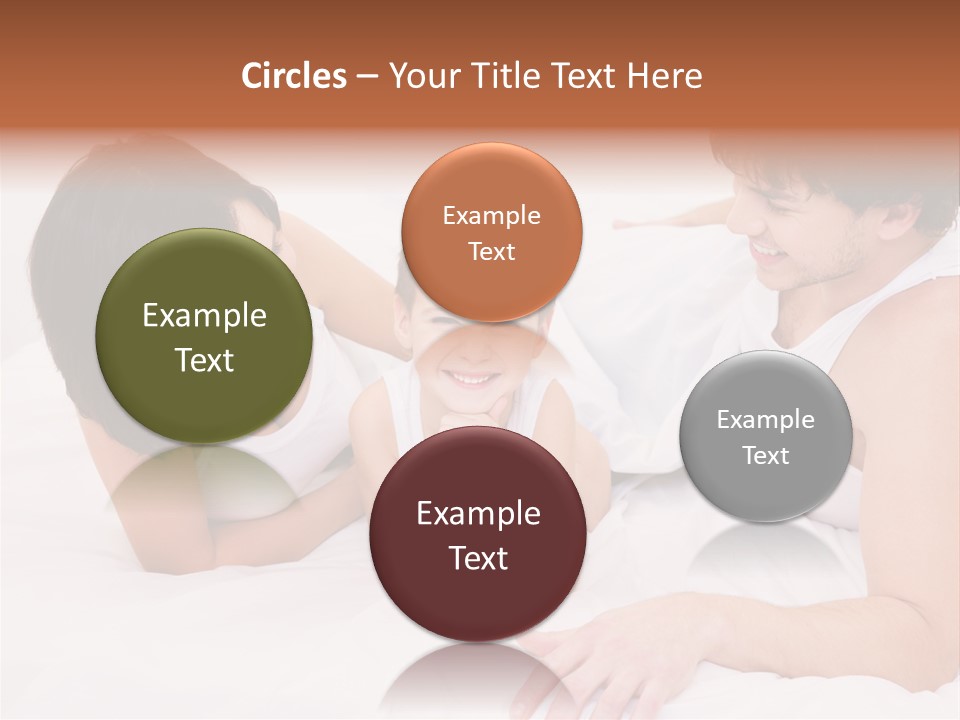 Family Picture With Baby PowerPoint Template