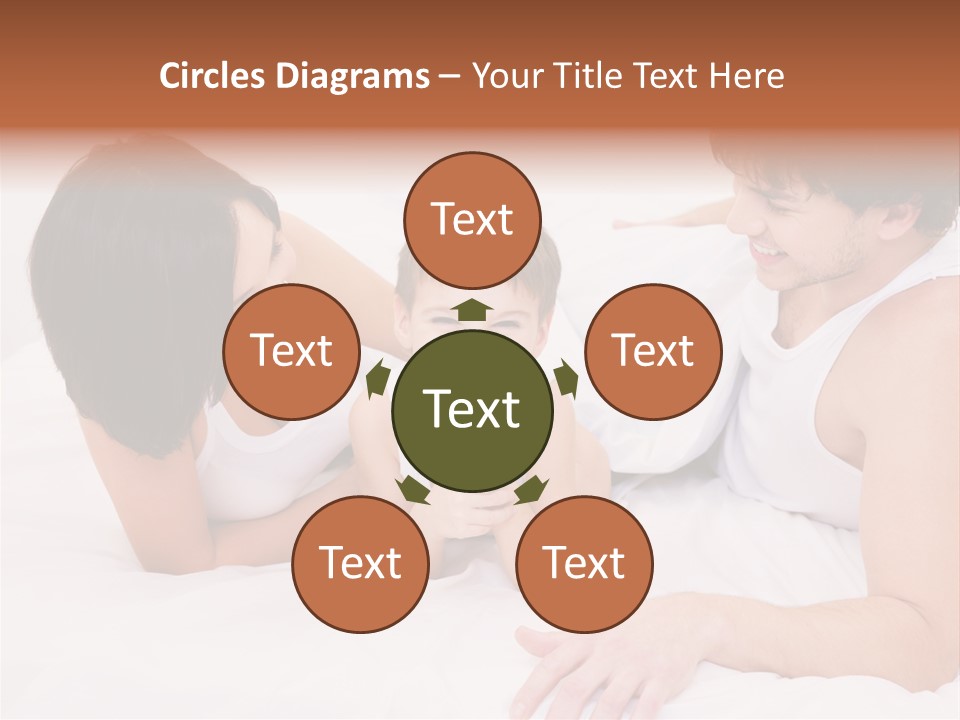 Family Picture With Baby PowerPoint Template