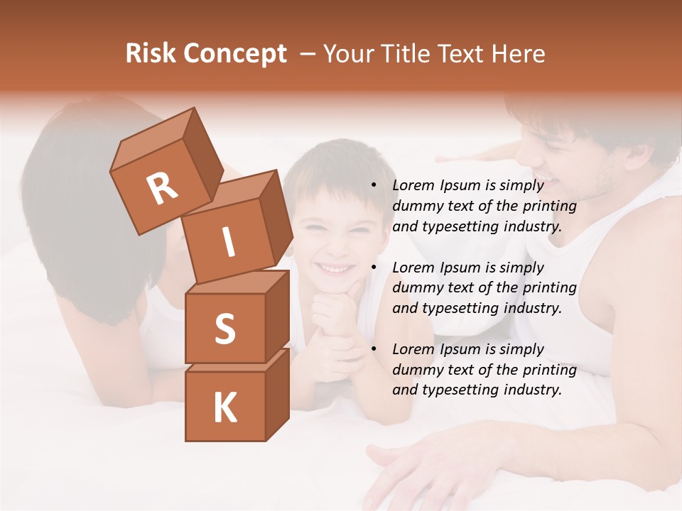 Family Picture With Baby PowerPoint Template