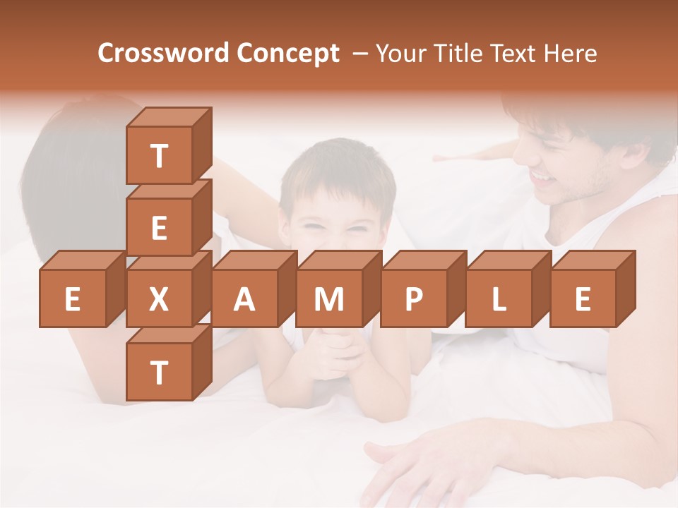 Family Picture With Baby PowerPoint Template