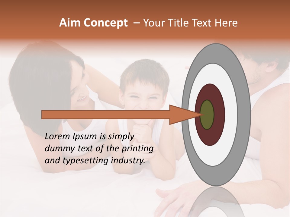 Family Picture With Baby PowerPoint Template