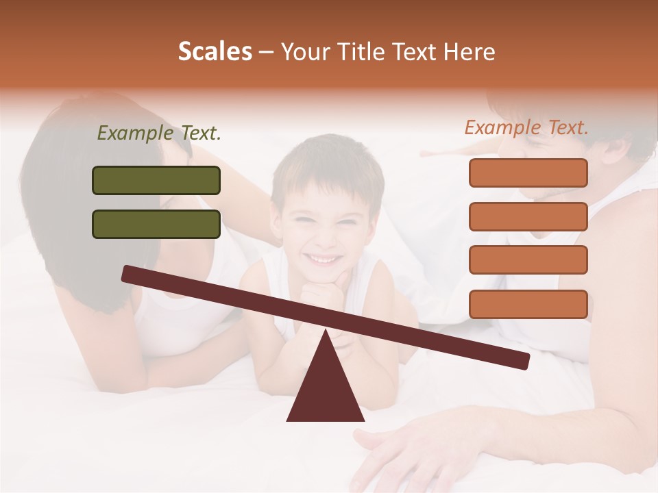 Family Picture With Baby PowerPoint Template