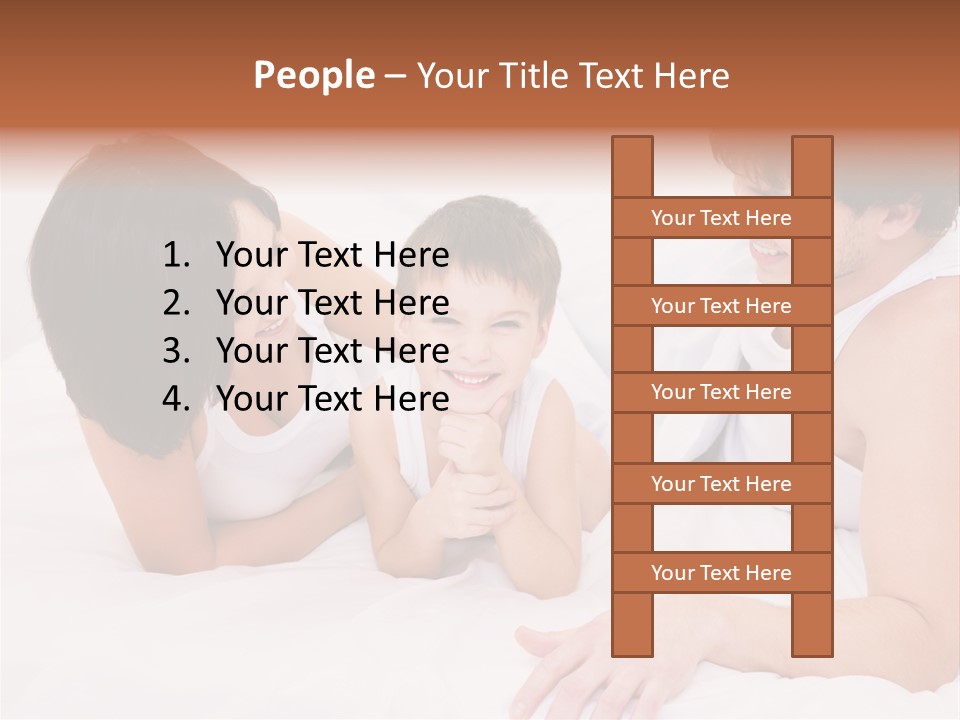 Family Picture With Baby PowerPoint Template