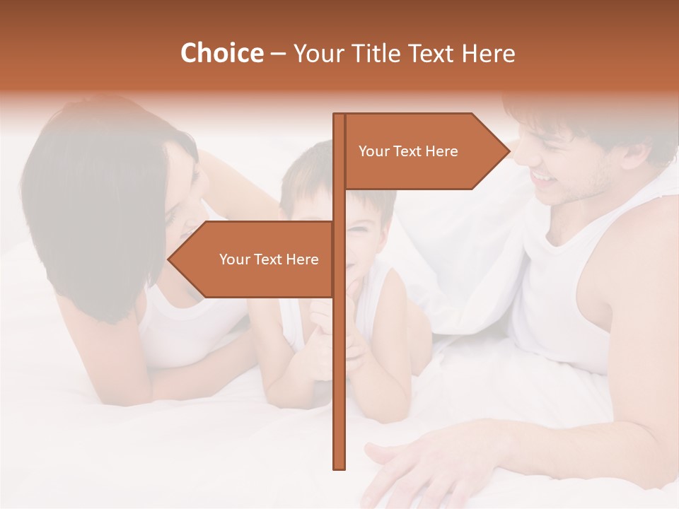 Family Picture With Baby PowerPoint Template