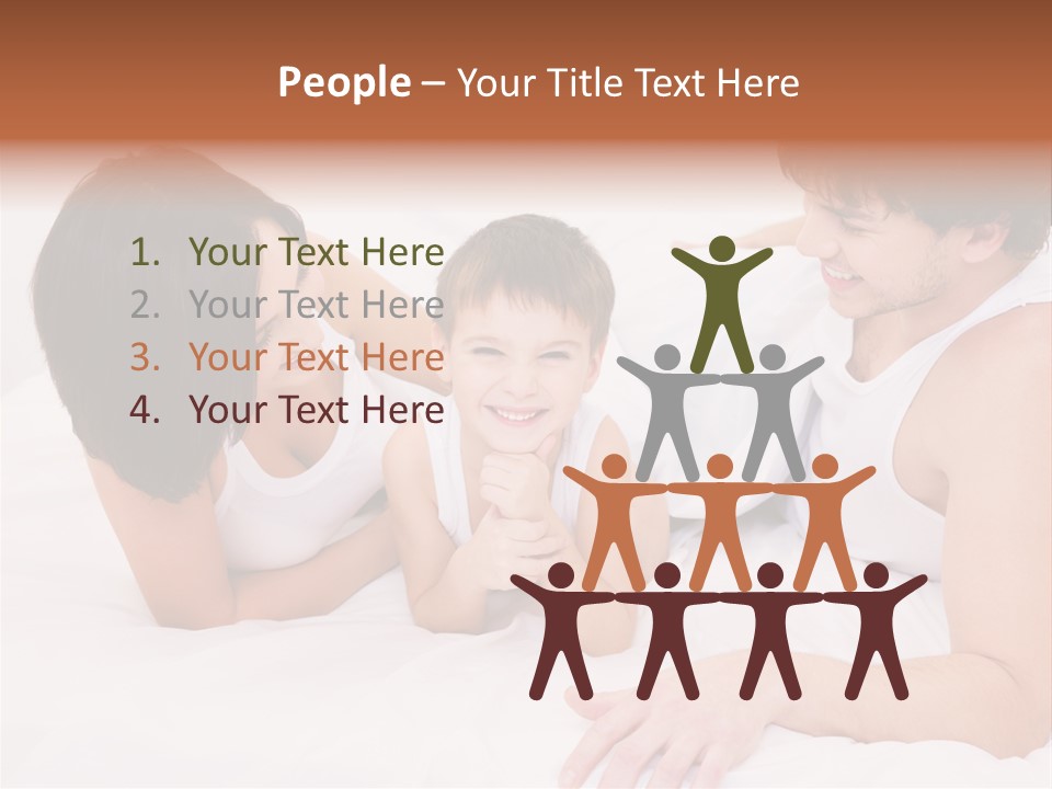 Family Picture With Baby PowerPoint Template