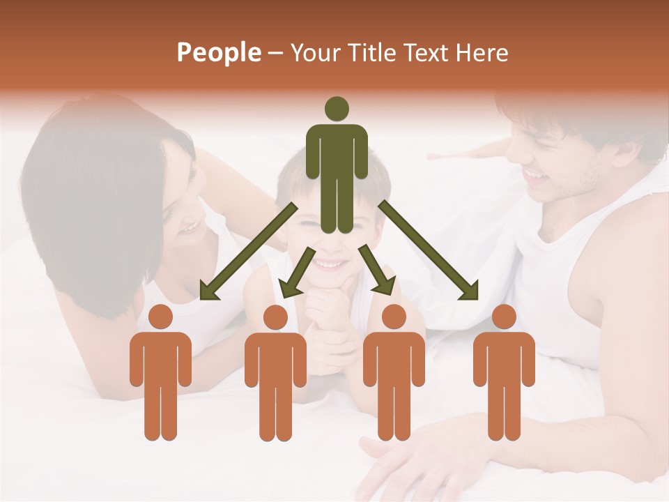 Family Picture With Baby PowerPoint Template