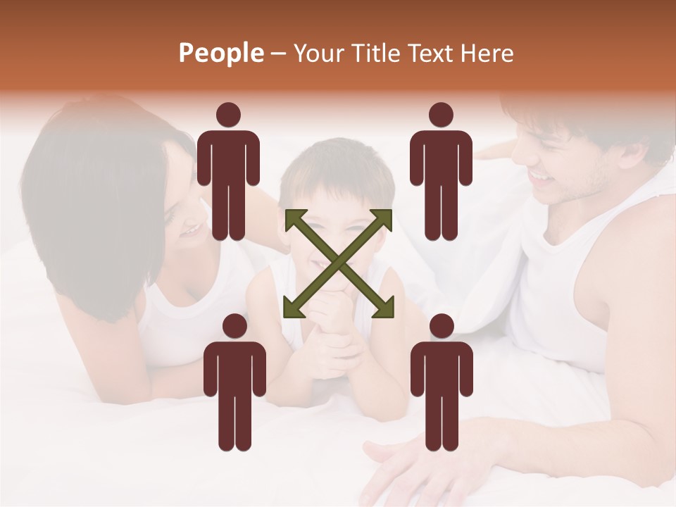 Family Picture With Baby PowerPoint Template