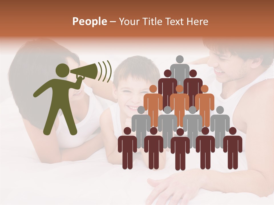 Family Picture With Baby PowerPoint Template