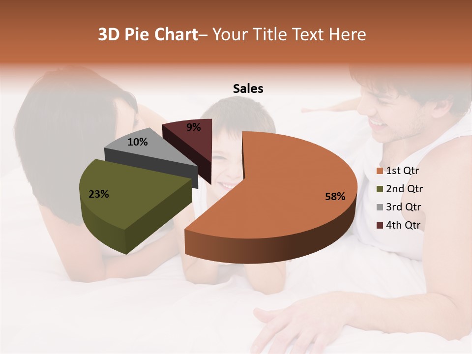 Family Picture With Baby PowerPoint Template