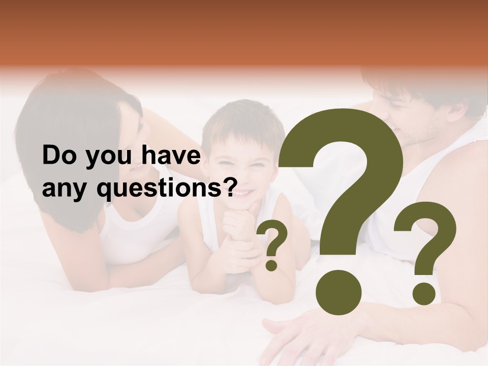 Family Picture With Baby PowerPoint Template