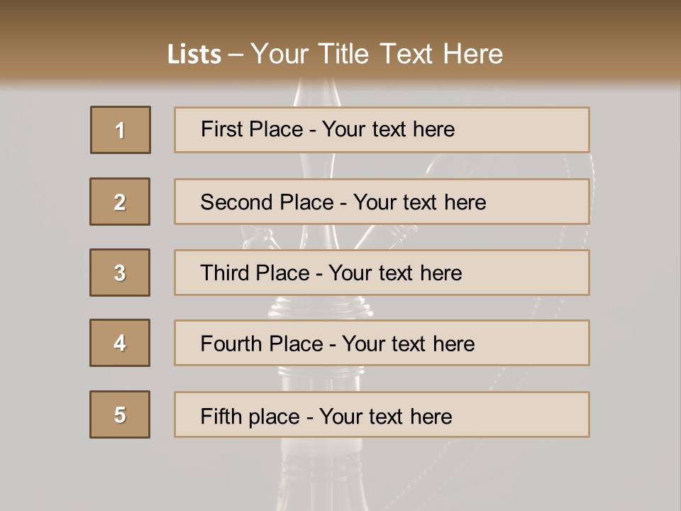 Still Life Stilllife Glass PowerPoint Template