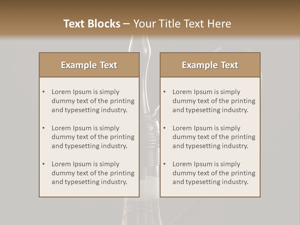 Still Life Stilllife Glass PowerPoint Template