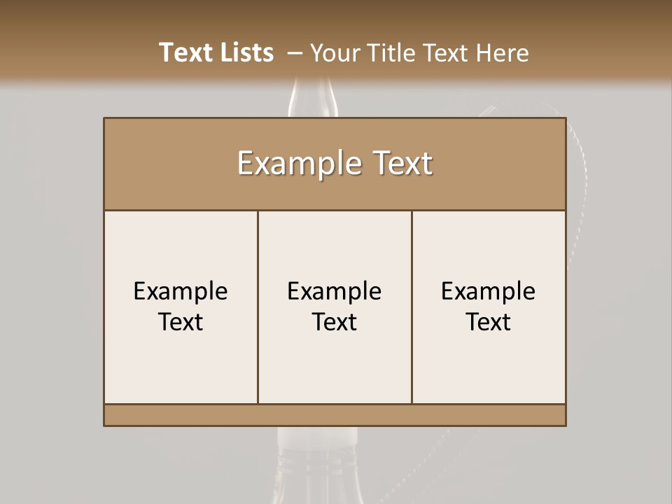 Still Life Stilllife Glass PowerPoint Template