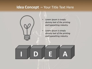 Still Life Stilllife Glass PowerPoint Template