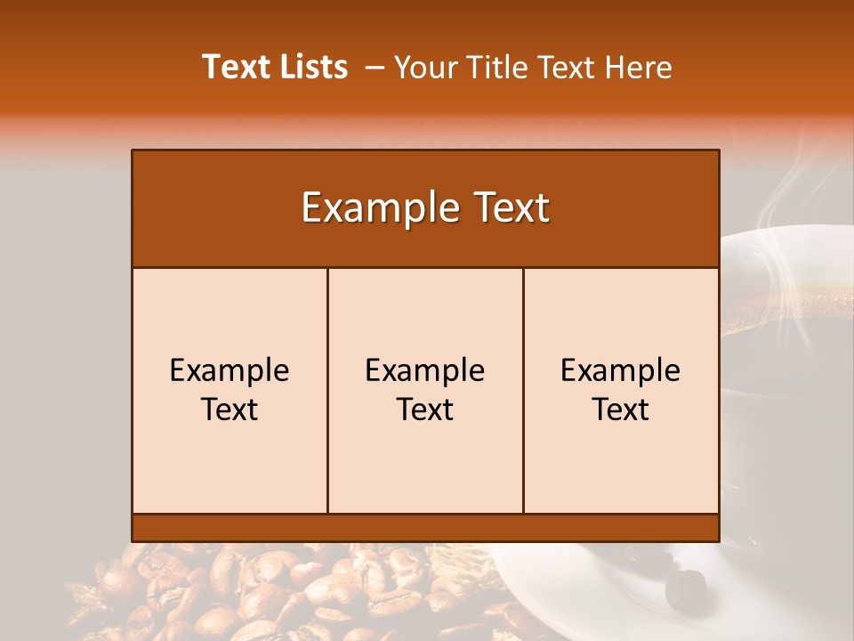 Cafe Del Crema, Vol.1 (Delicious Lounge PowerPoint Template