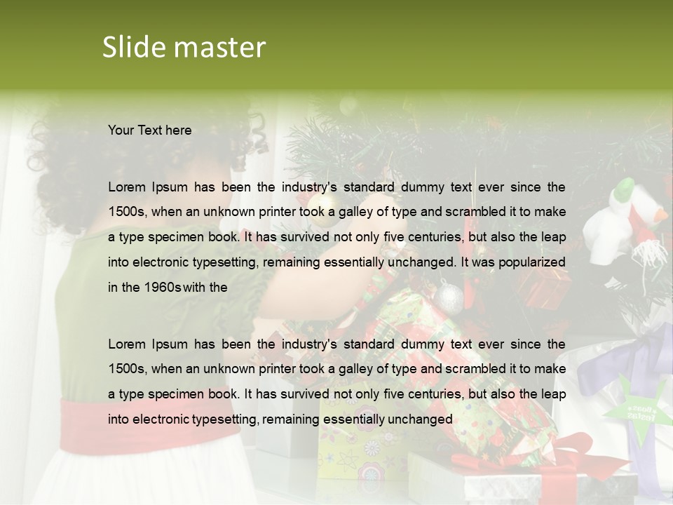 Surprise Love Daughter PowerPoint Template