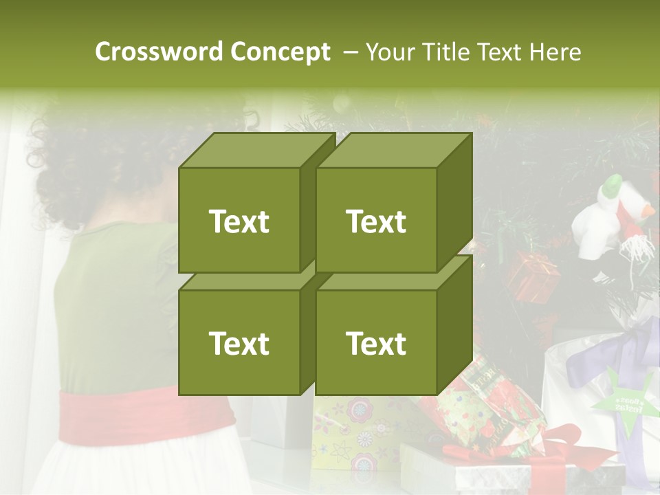 Surprise Love Daughter PowerPoint Template