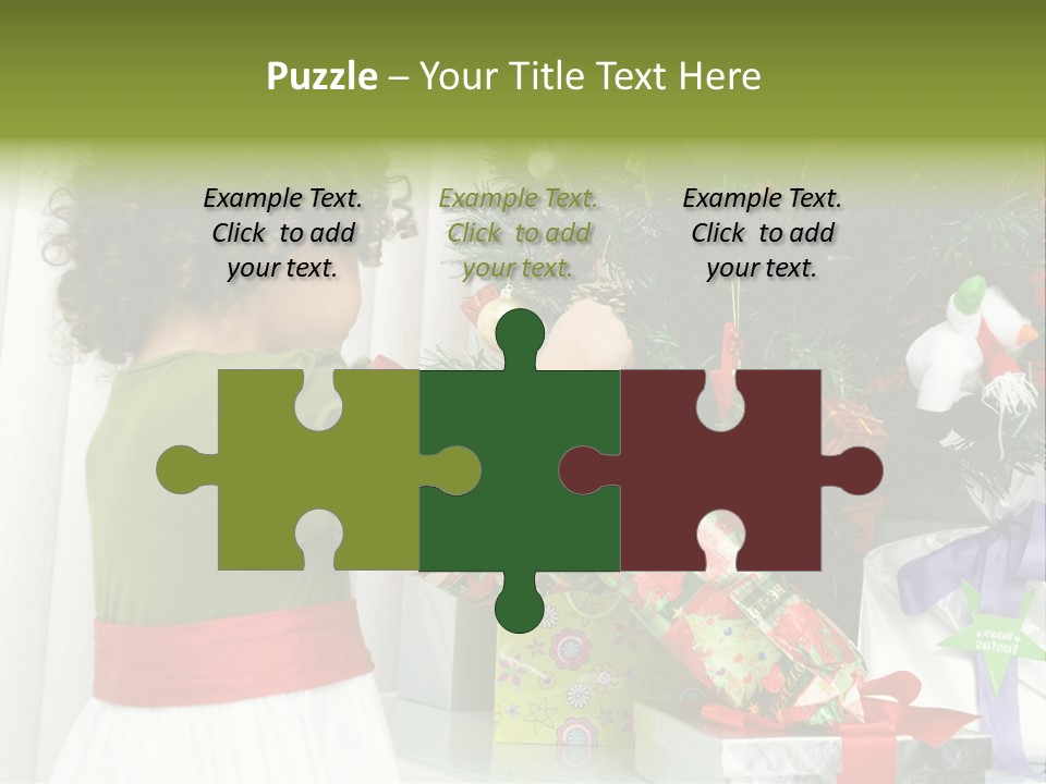 Surprise Love Daughter PowerPoint Template