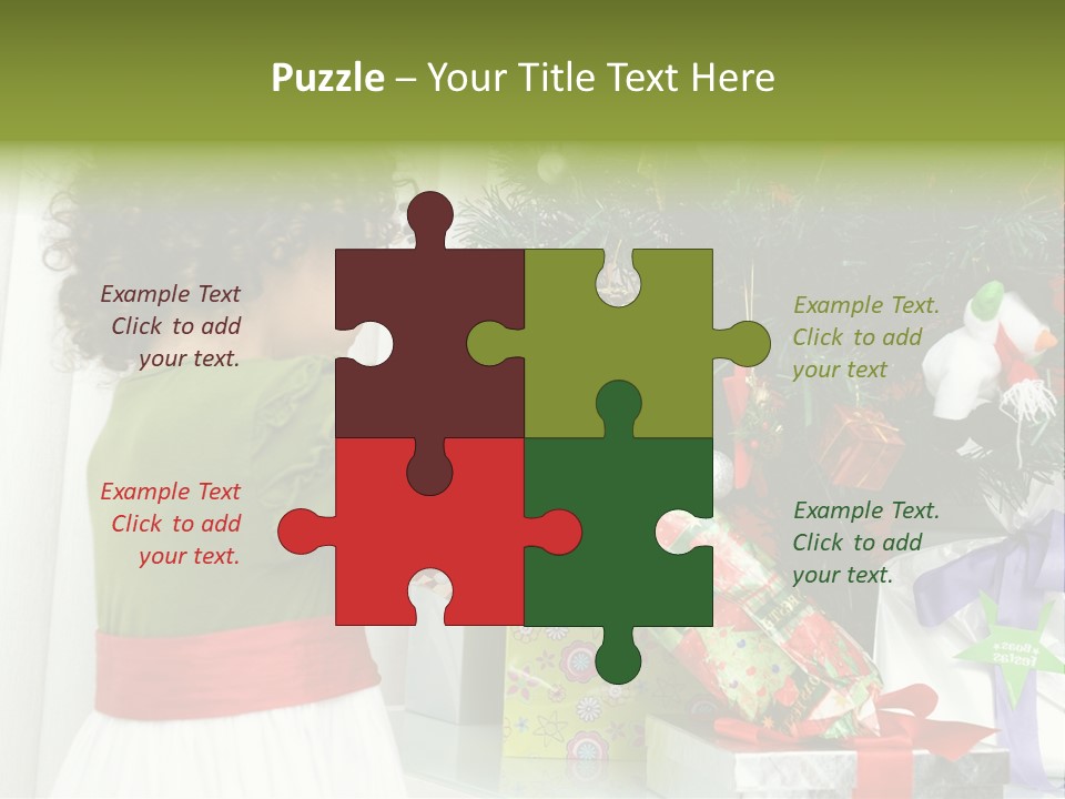 Surprise Love Daughter PowerPoint Template