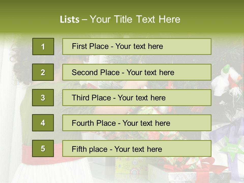 Surprise Love Daughter PowerPoint Template