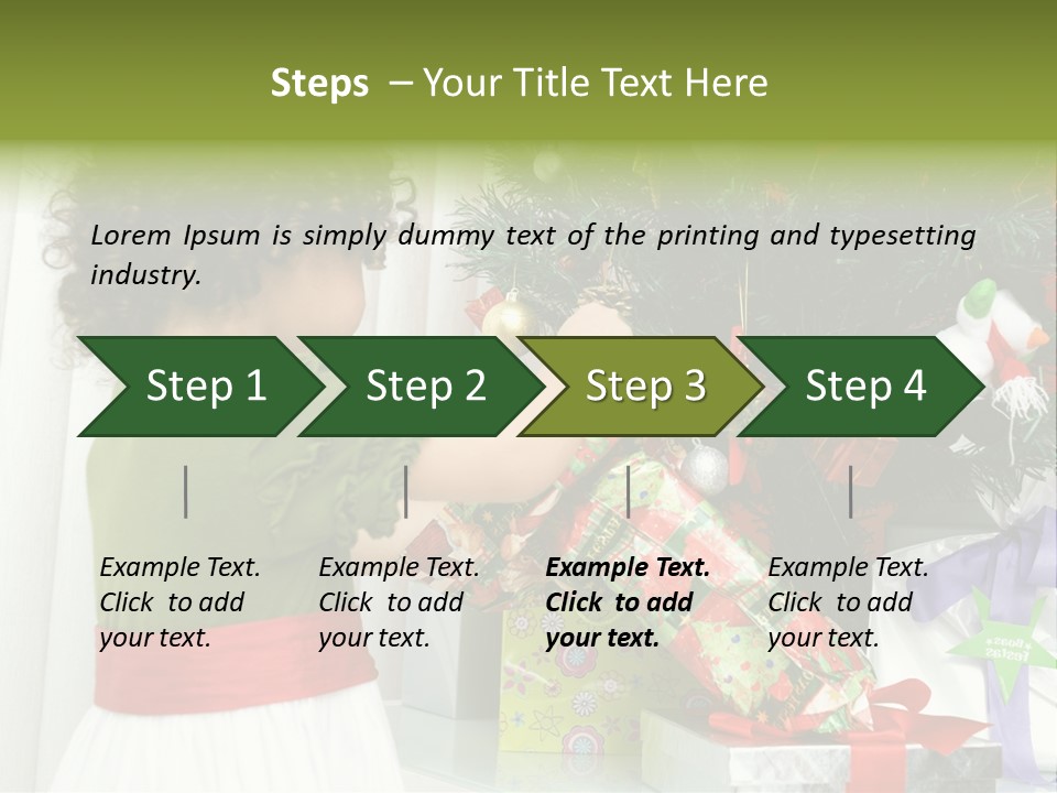 Surprise Love Daughter PowerPoint Template