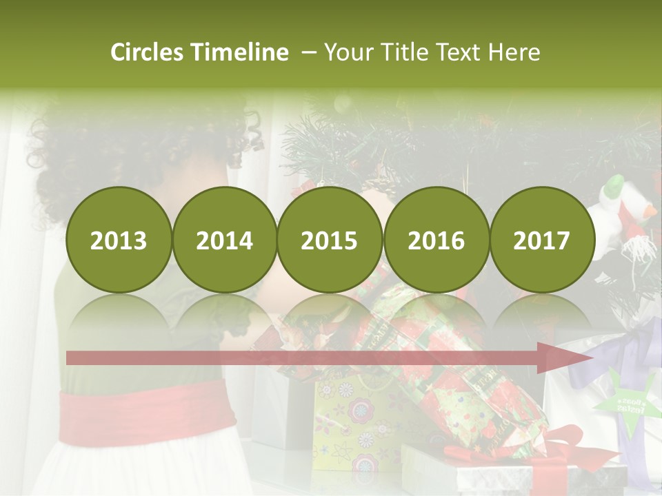 Surprise Love Daughter PowerPoint Template