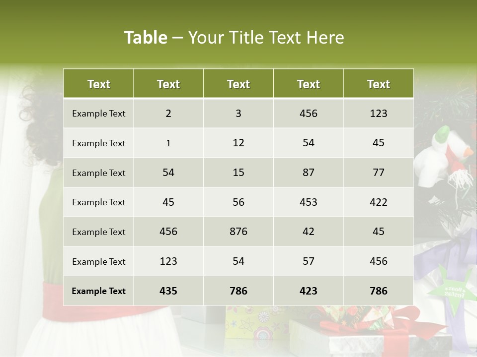 Surprise Love Daughter PowerPoint Template