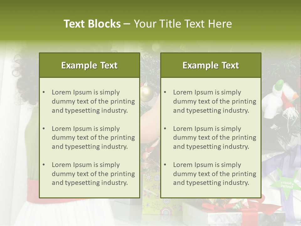 Surprise Love Daughter PowerPoint Template