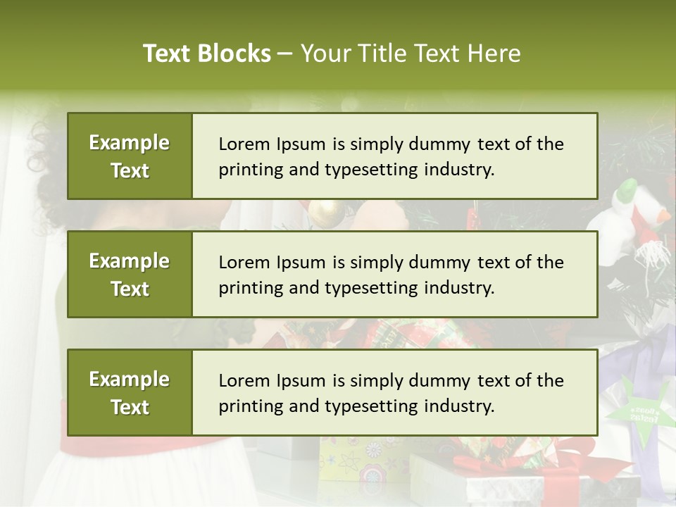 Surprise Love Daughter PowerPoint Template