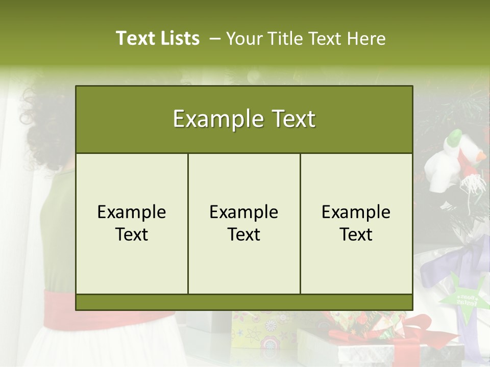 Surprise Love Daughter PowerPoint Template