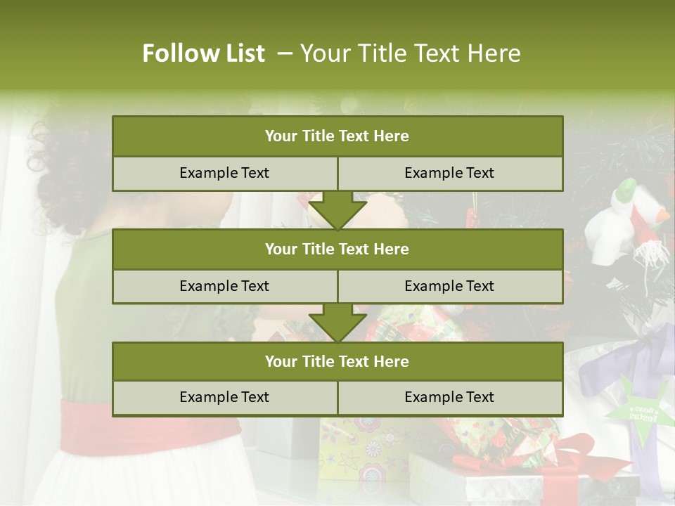 Surprise Love Daughter PowerPoint Template